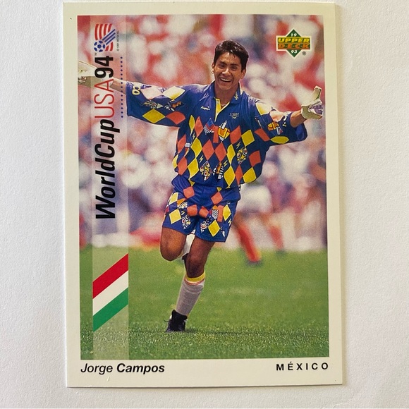 RARE JORGE CAMPOS ROOKIE WORLD CUP CARD. MINT!!! - Picture 2 of 2